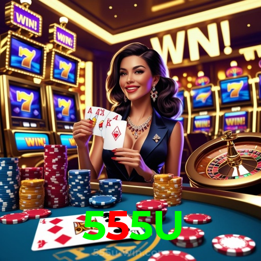 555U：Diversão total com blackjack, poker e apostas ao vivo no futebol!