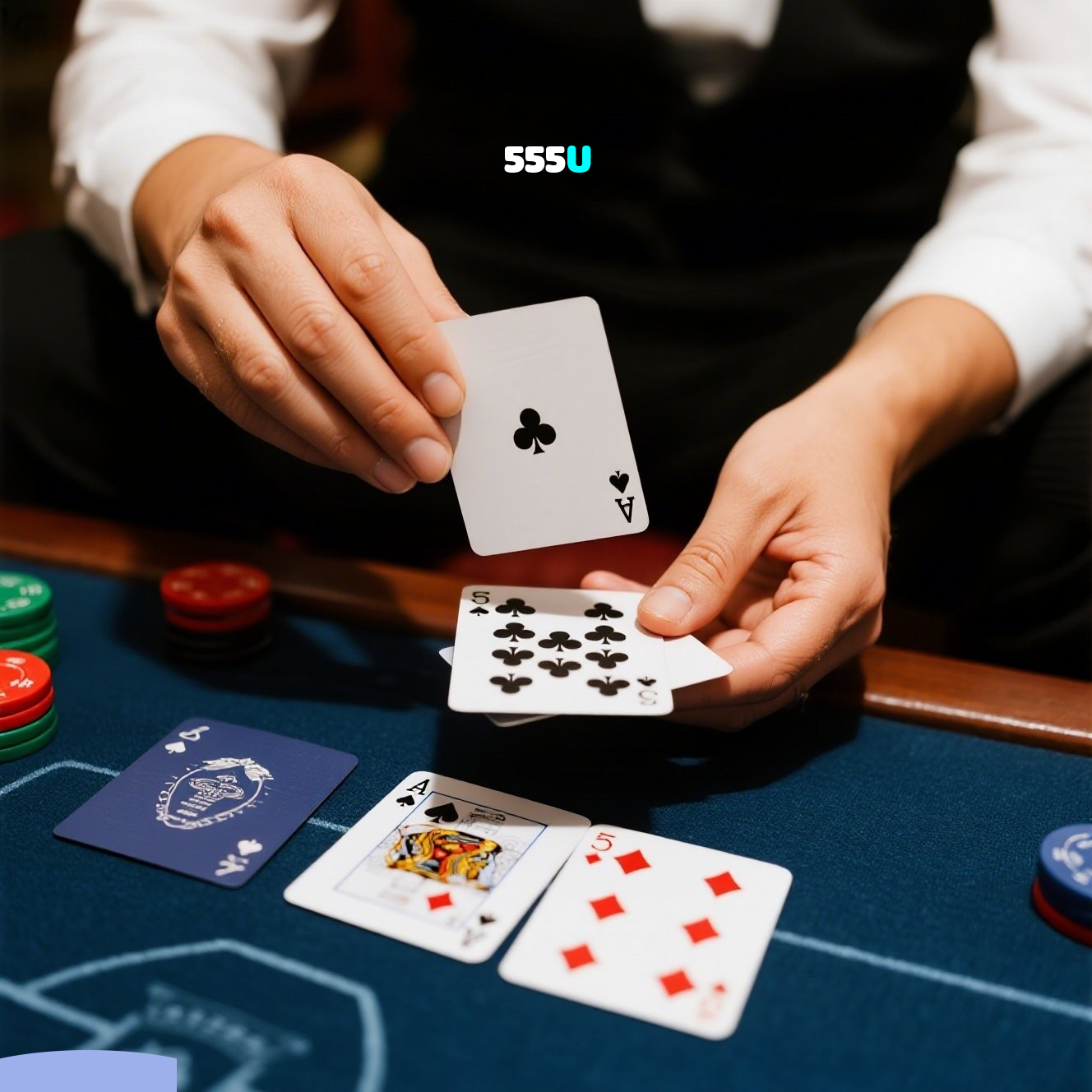 555U:Cada jogada no blackjack é uma chance de conquistar vitórias!
