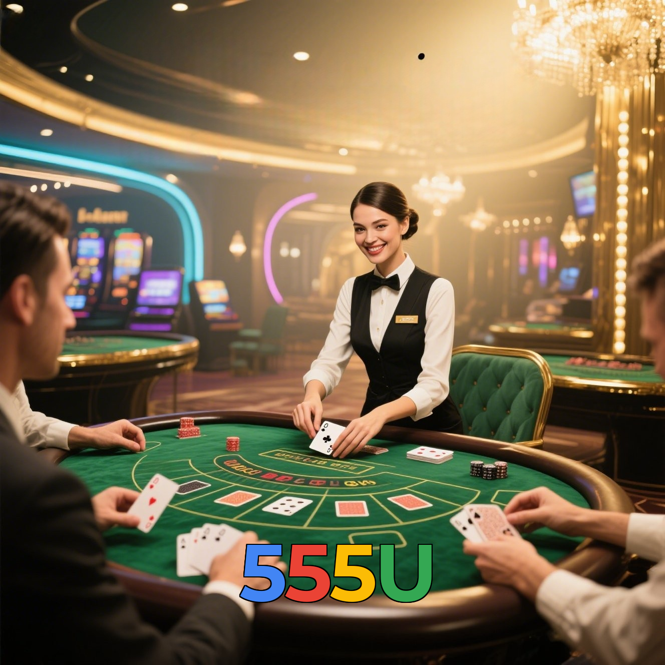 555U:Em cada giro, uma chance de vitória nas nossas slots online!