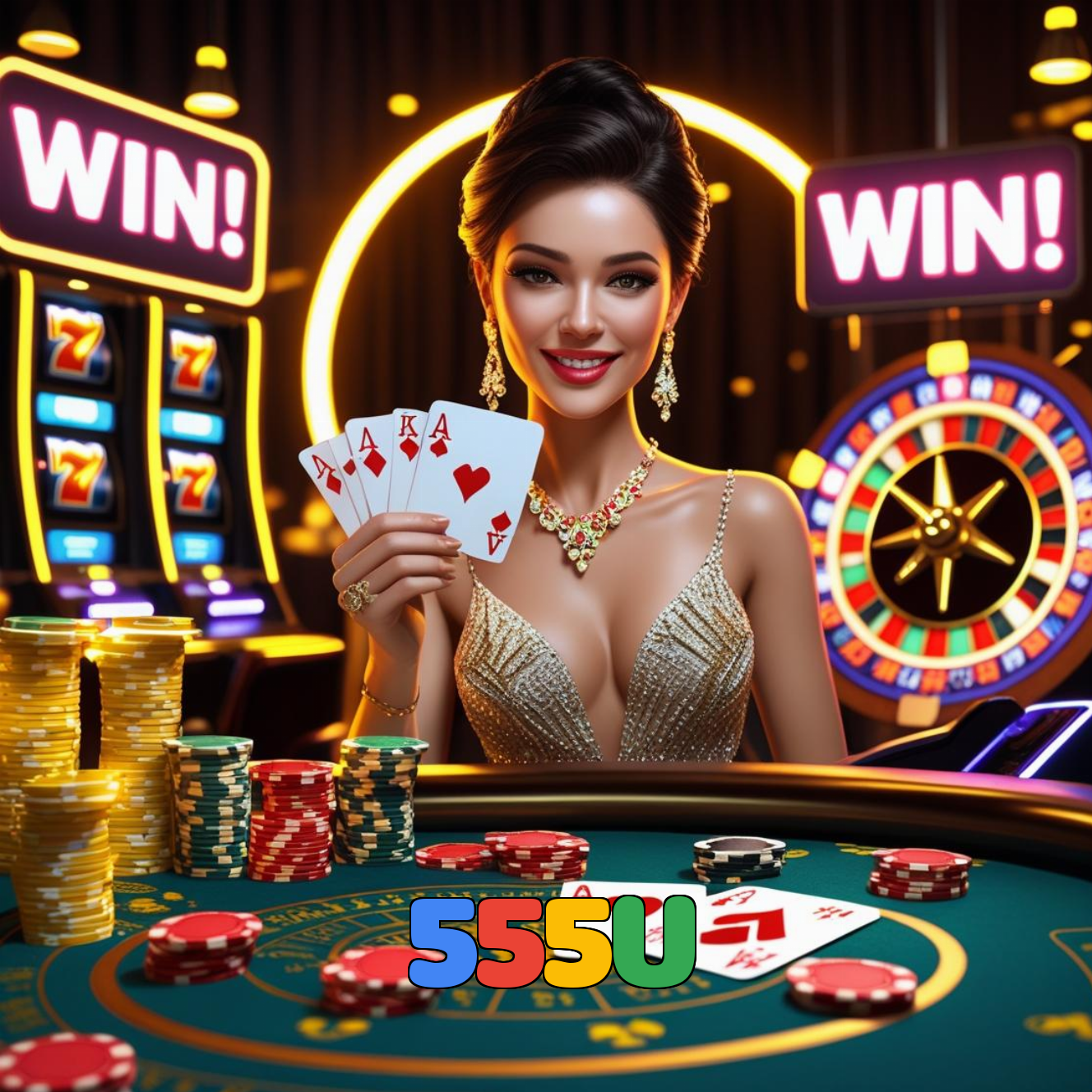 555U：Jogue roleta, blackjack e aposte no futebol online, tudo em um só lugar!