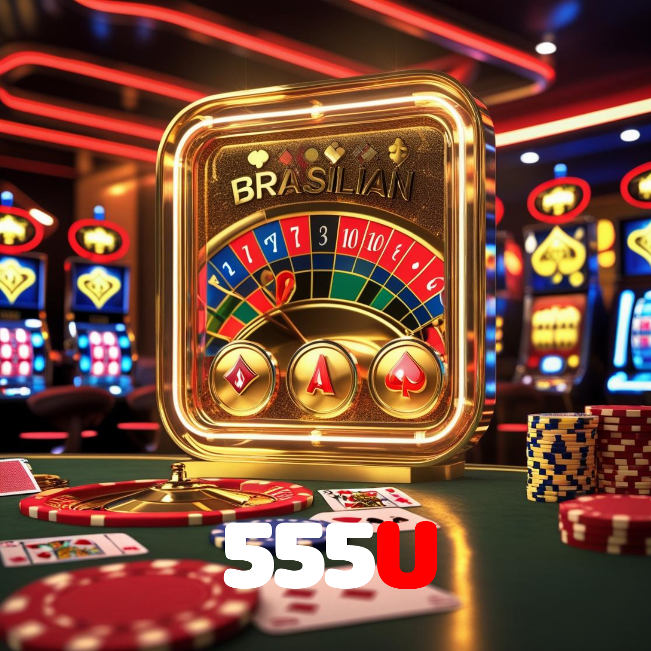 555U:Vença no poker online! Prove que você é o mestre das cartas!
