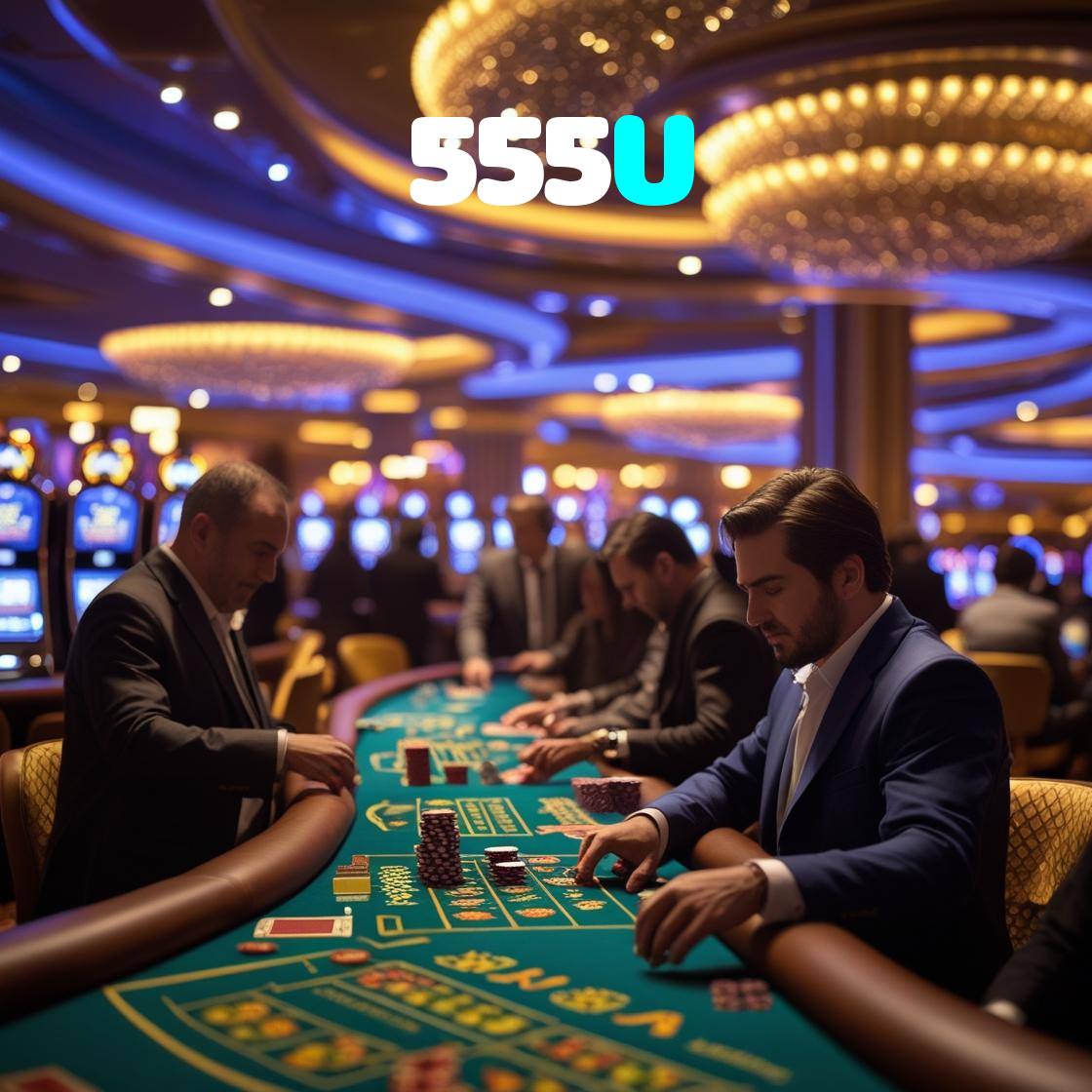 555U：Vença no blackjack e leve grandes prêmios para casa!