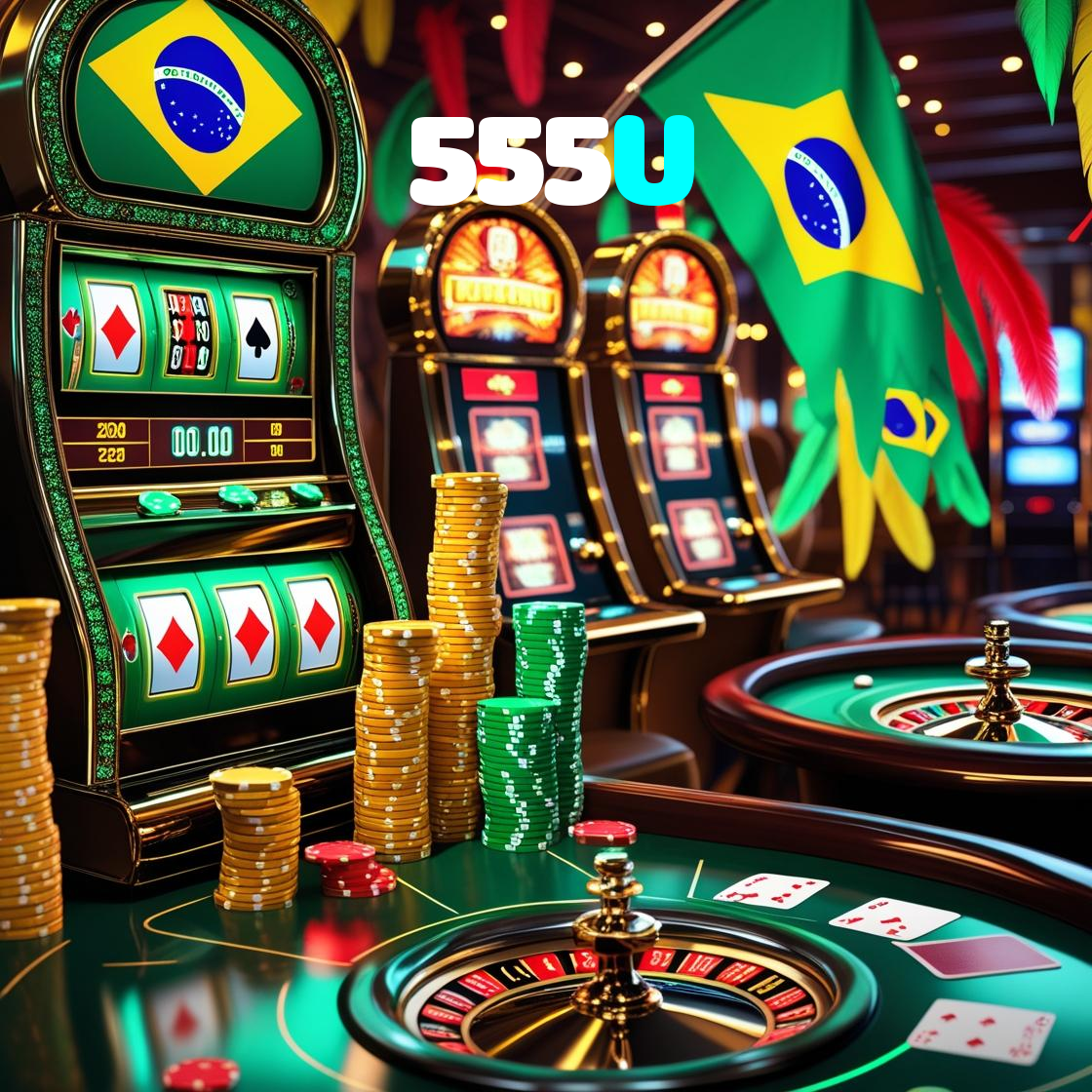 555U:Gire as slots e vença com grandes prêmios!