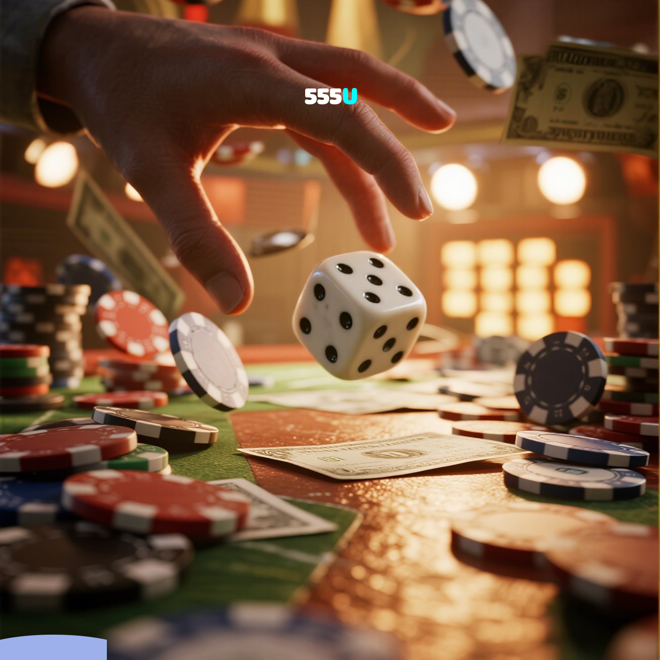 555U:Apostas no futebol e grandes vitórias em roleta e blackjack!
