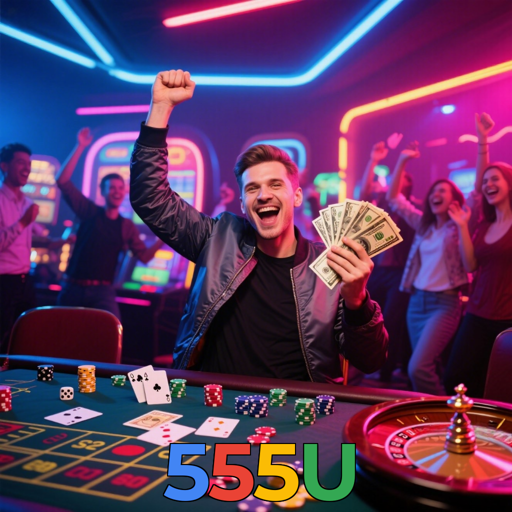 555U:Jogue poker e aposte no futebol com grandes prêmios em jogo!