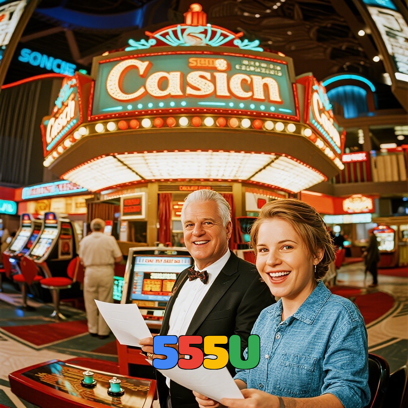 555U:Gire nas slots e conquiste vitórias extraordinárias!