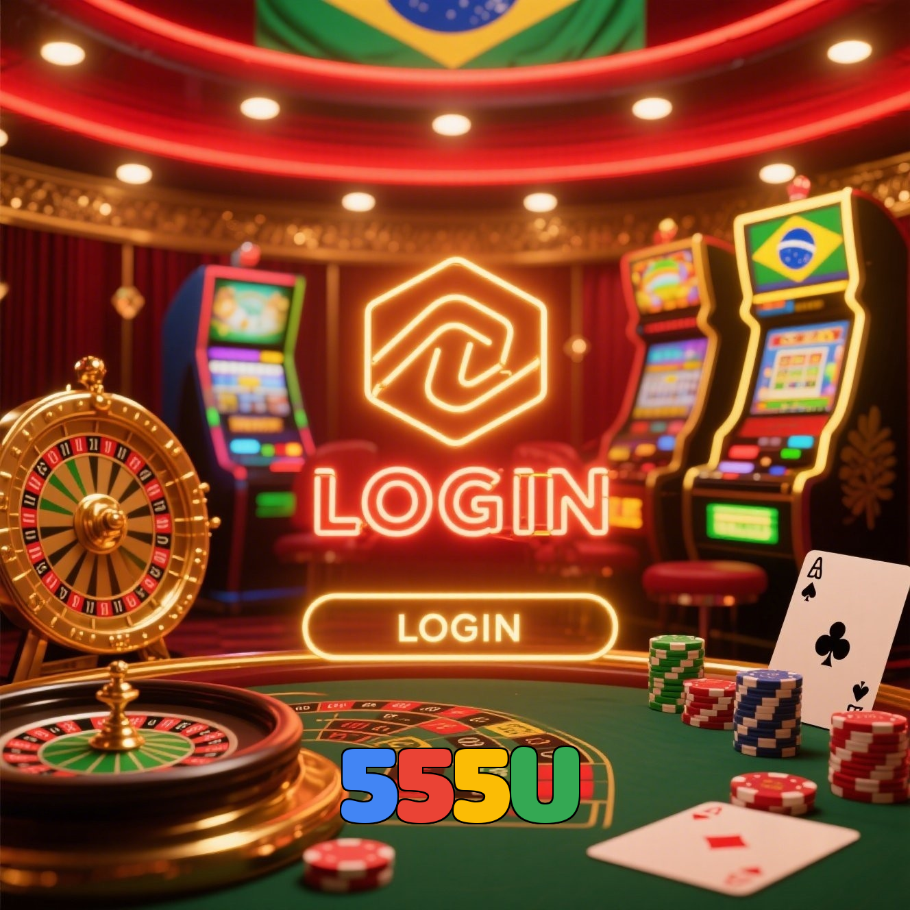 555U:A sorte está no cassino online com jogos de poker, roleta e apostas no futebol!