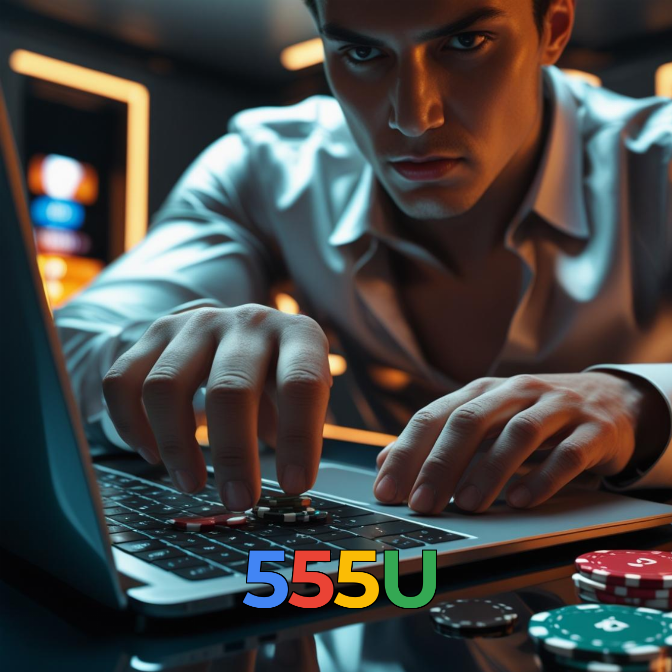 555U:Aposte nas mesas de poker e mostre quem é o mestre das cartas!