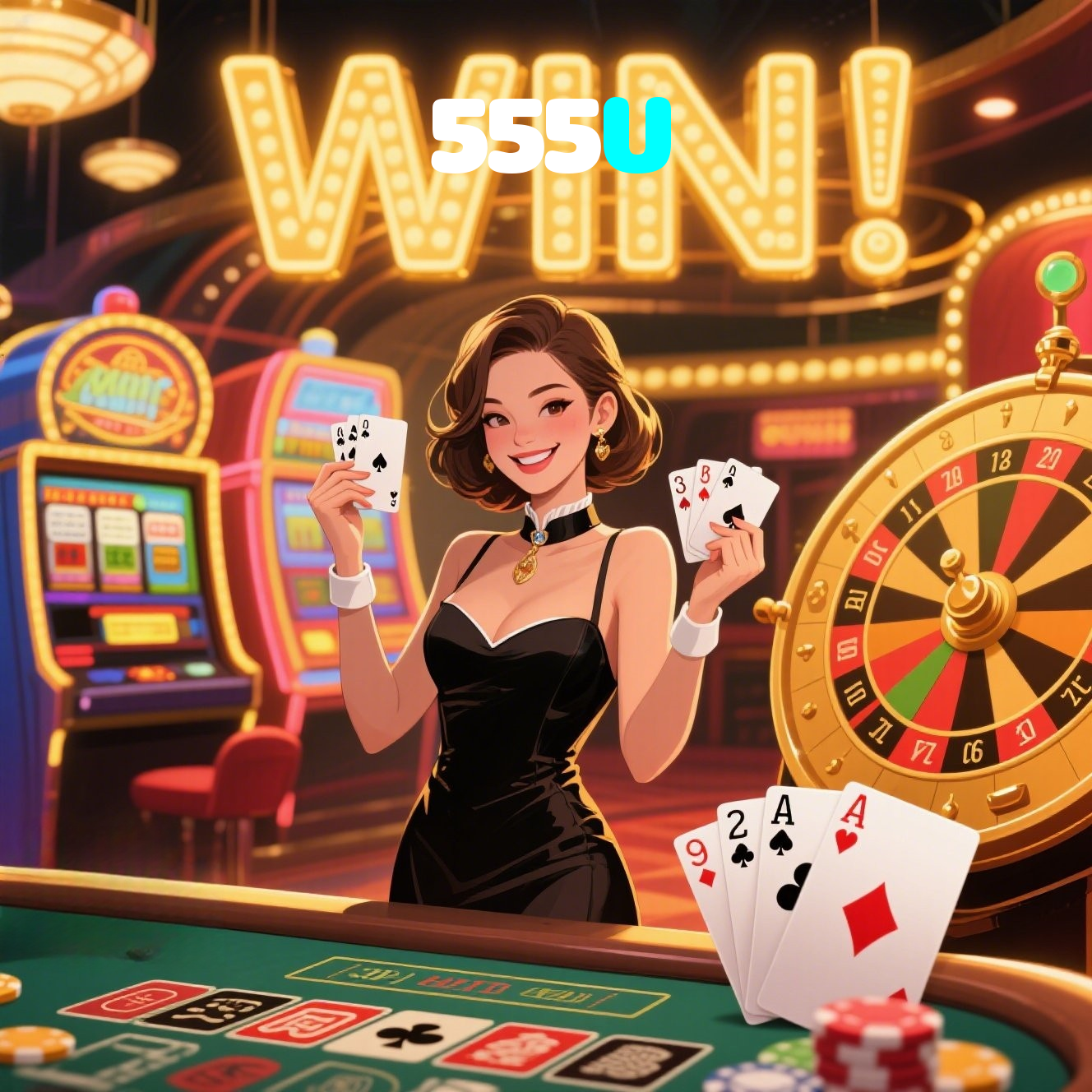 555U：Jogue blackjack, aposte no futebol e conquiste grandes vitórias!