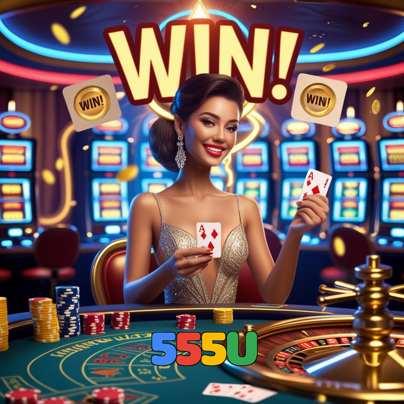 555U：Aposte no seu time no futebol e divirta-se com slots e roleta!
