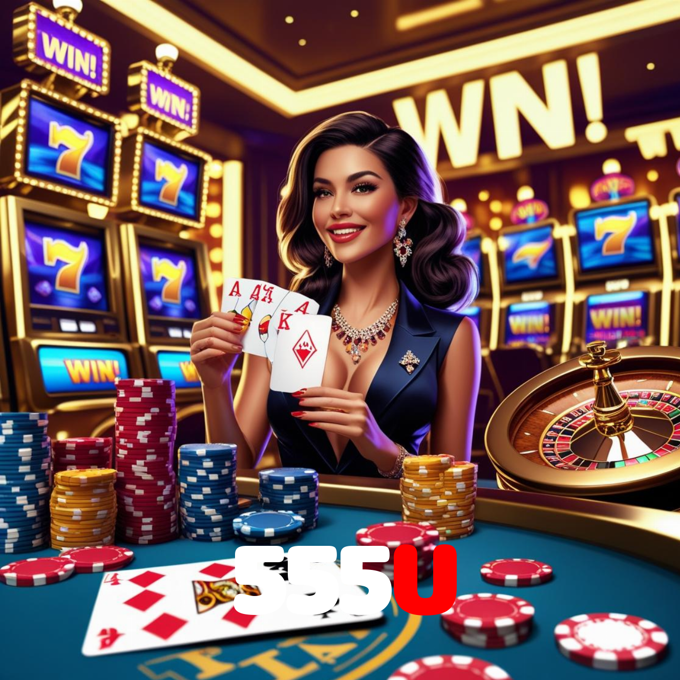 555U:Jogue poker, roleta e aposte no futebol com grandes prêmios!