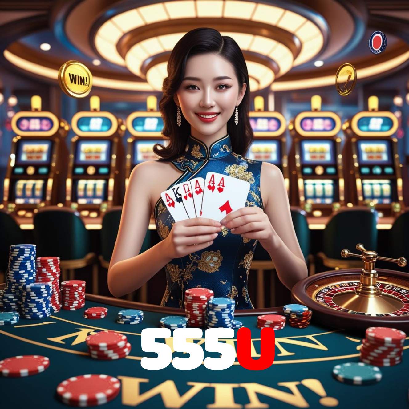 555U:Onde a diversão e a sorte se encontram: poker, roleta e futebol online!