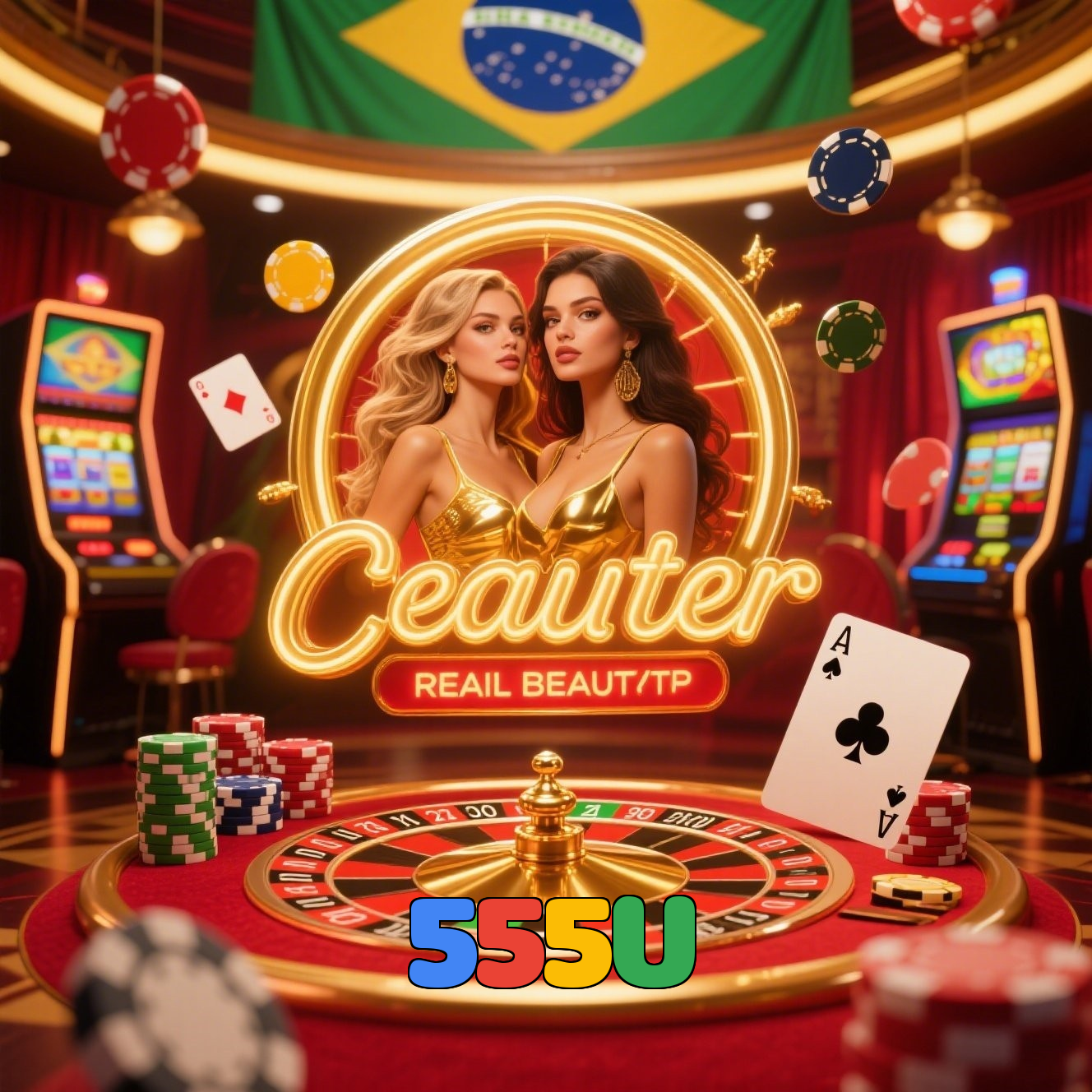 555U:Jogue poker e aposte no futebol com grandes prêmios em jogo!