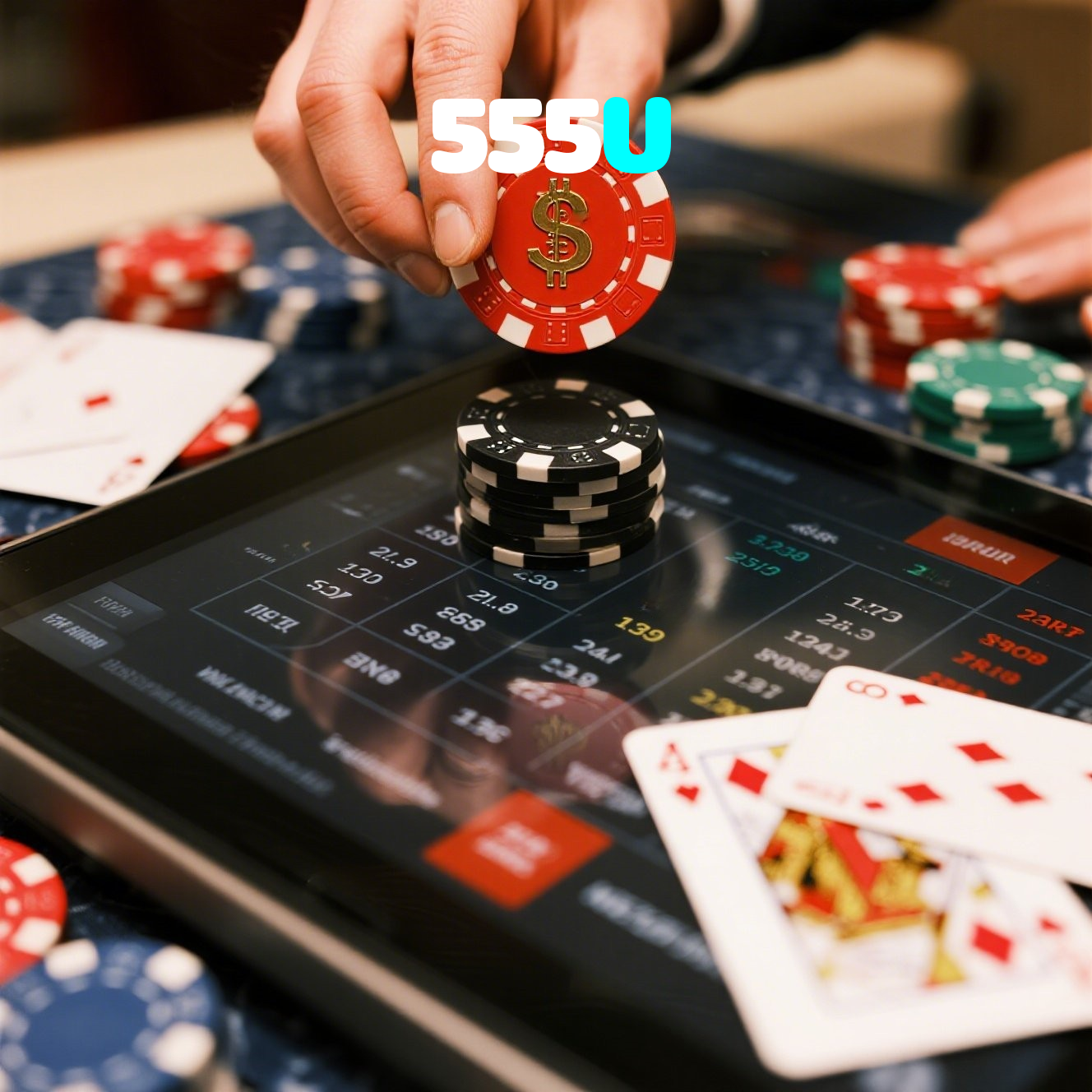 555U:Jogue poker, aposte no futebol e leve prêmios incríveis no cassino!