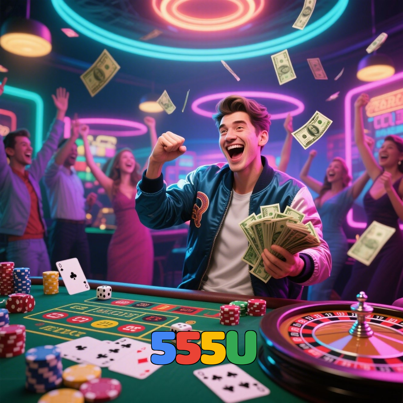 555U：Aposte no futebol e conquiste prêmios em blackjack e poker!