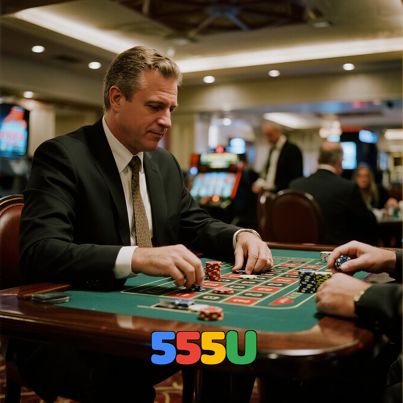 555U：Cada giro nas slots pode te levar à grande vitória!