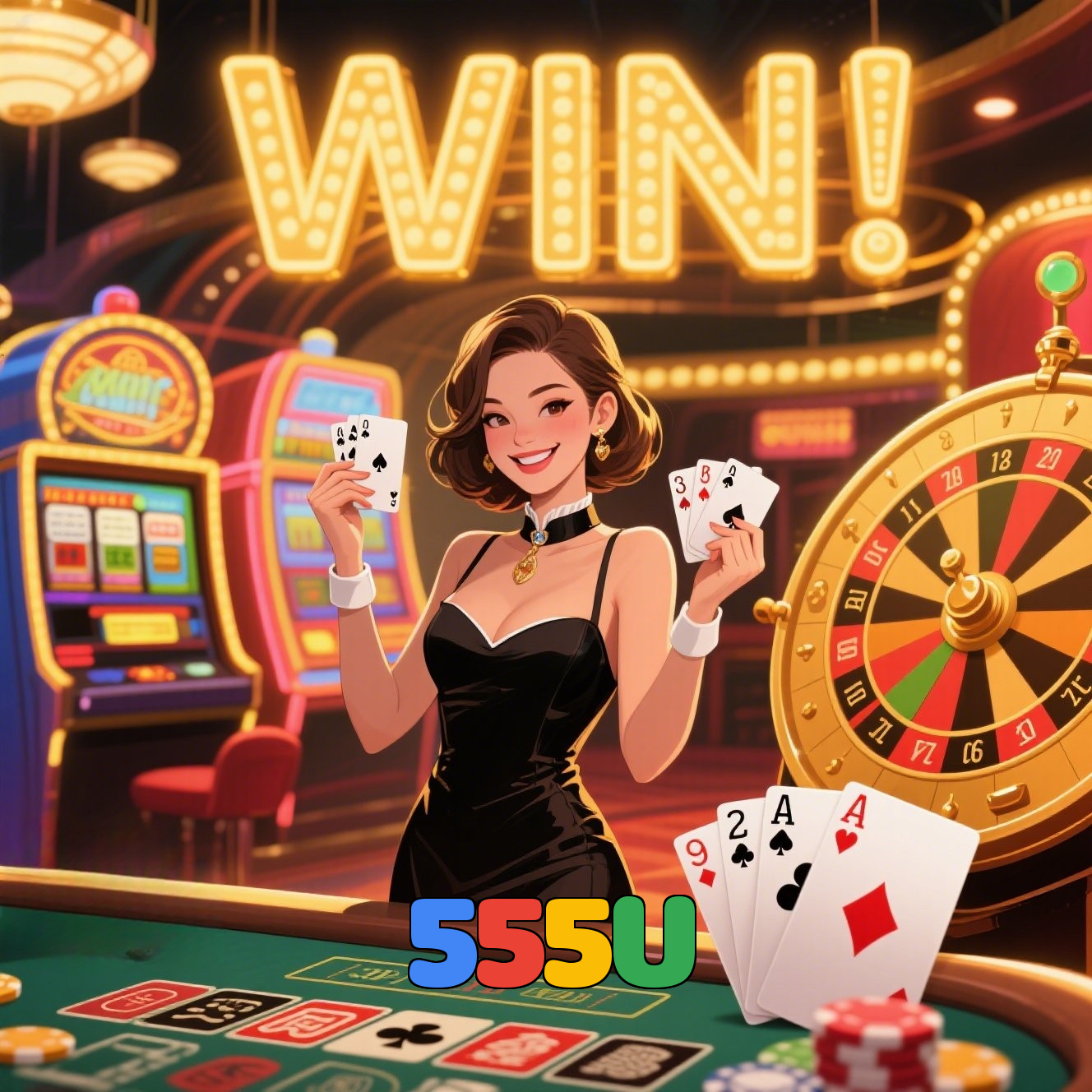 555U:Vença no blackjack e conquiste grandes prêmios!