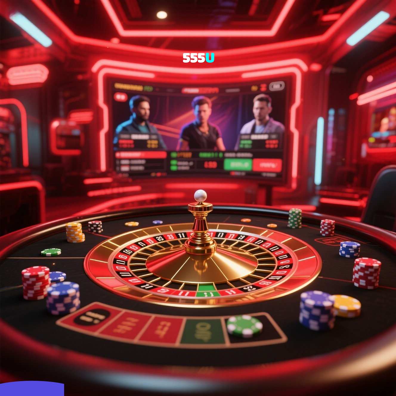 555U:Apostas no futebol e grandes vitórias em roleta e blackjack!