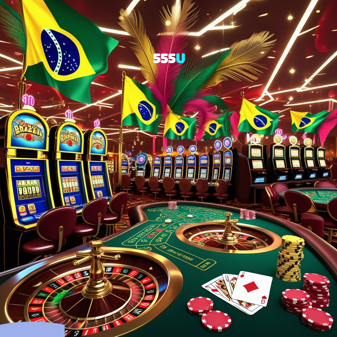 555U：Ganhe com poker, blackjack e apostas em futebol no cassino online!