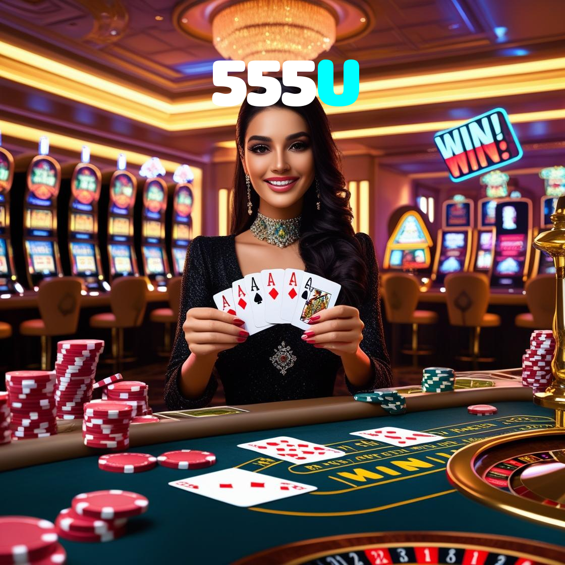 555U：Aposte nas mesas de poker e vença com estilo!