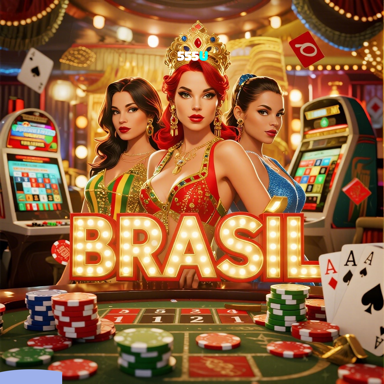 555U:Sinta a adrenalina do jogo! Aposte nas roletas e vença!