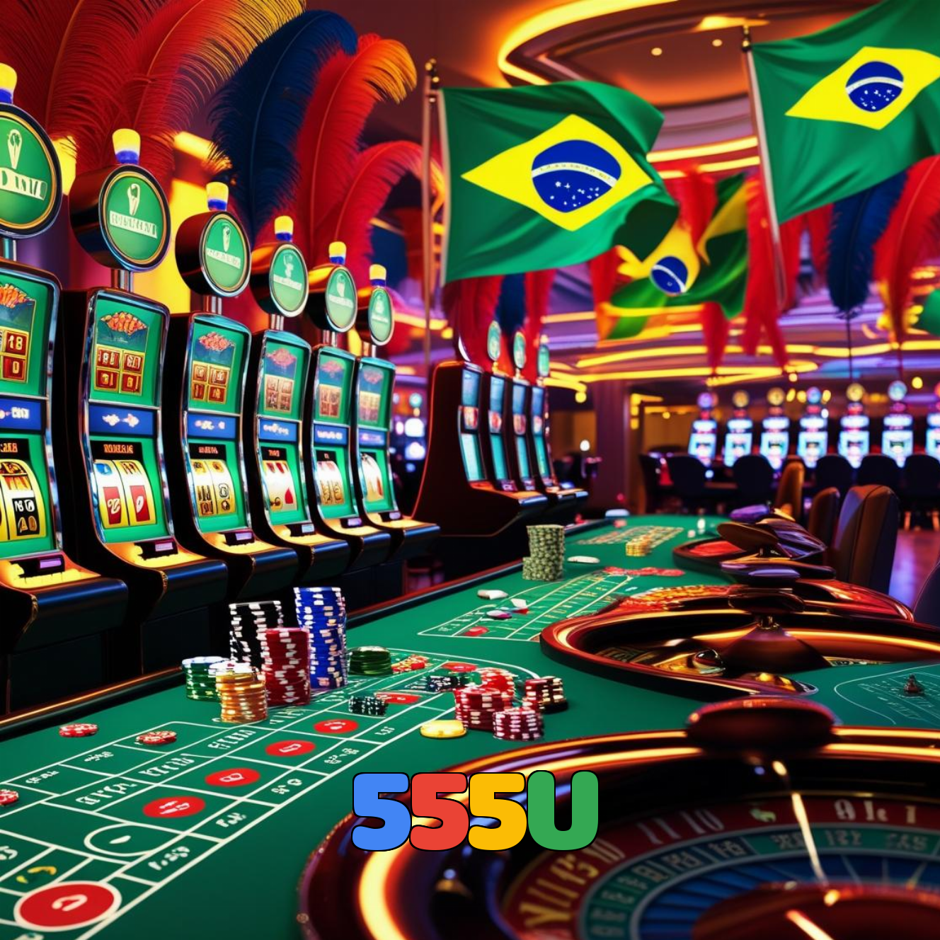 555U：Em cada giro nas slots, a vitória está ao seu alcance!